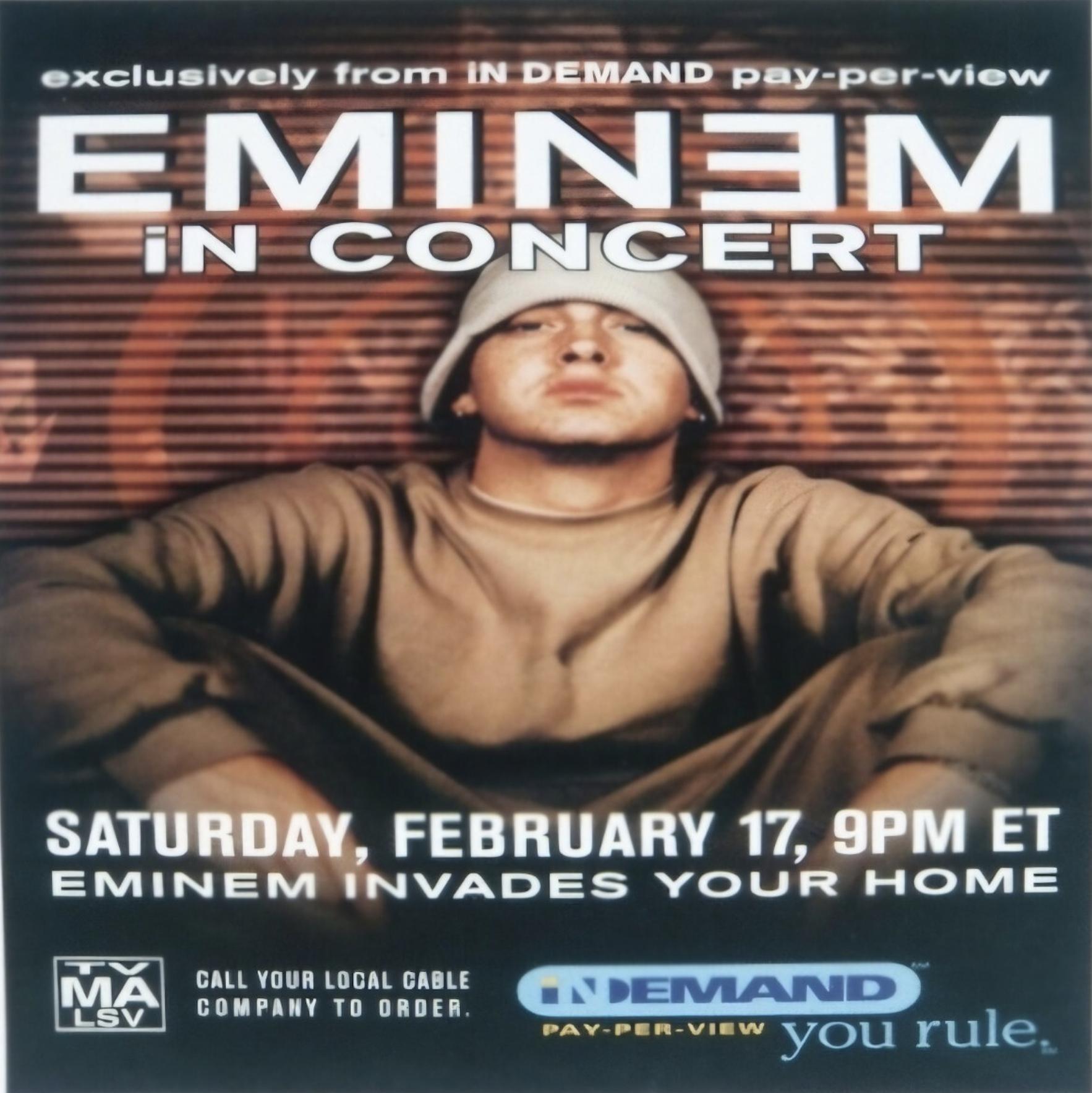 Eminem in Concert PPV Poster