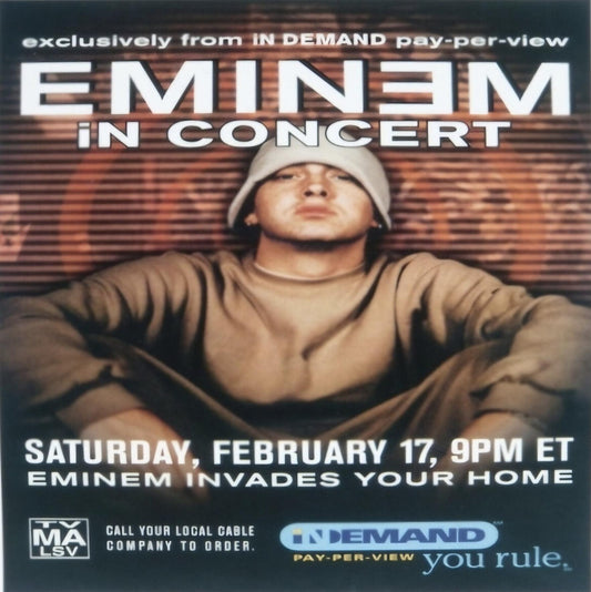 Eminem in Concert PPV Poster